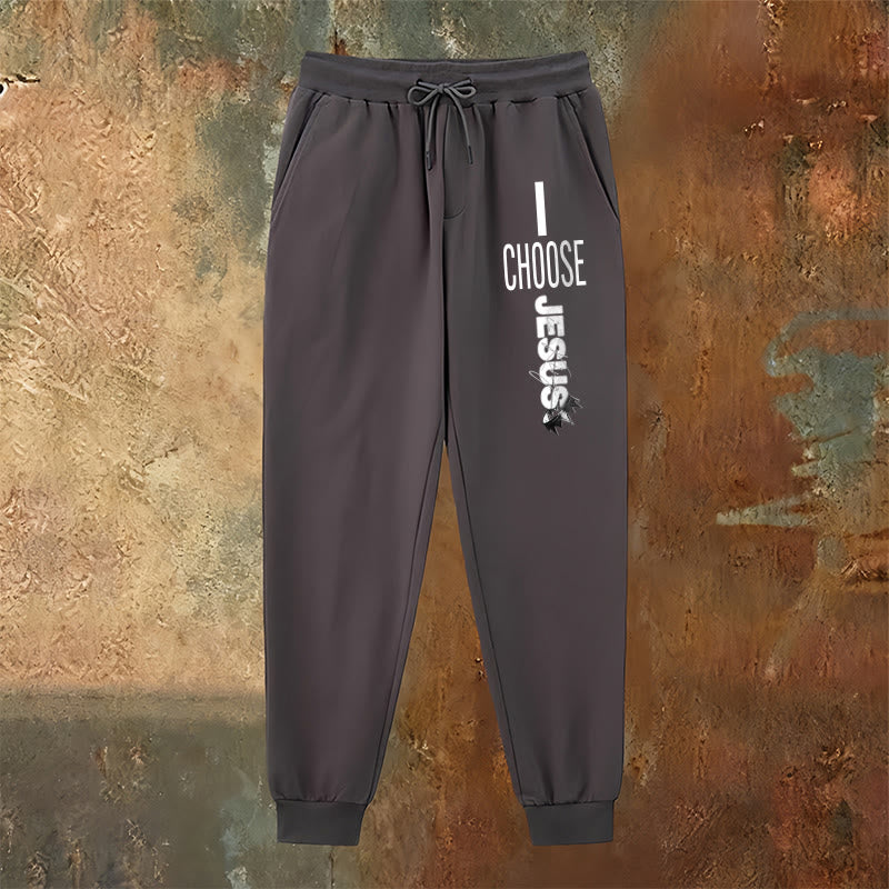 Christianartworkshop I Choose Jesus Sweatpants: Daily Wear with Faithful Commitment - image 15