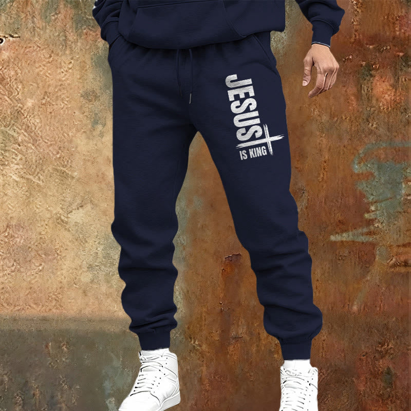 Christianartworkshop Jesus Is King Sweatpants: Daily Wear with Royal Faith - image 22