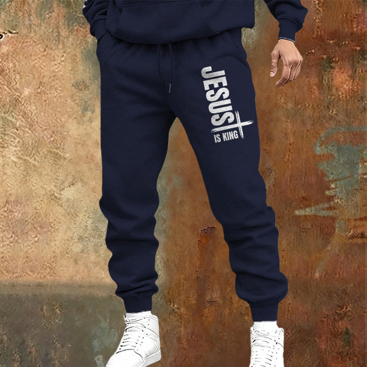 Christianartworkshop Jesus Is King Sweatpants: Daily Wear with Royal Faith - image 22