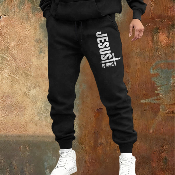 Christianartworkshop Jesus Is King Sweatpants: Daily Wear with Royal Faith - image 18