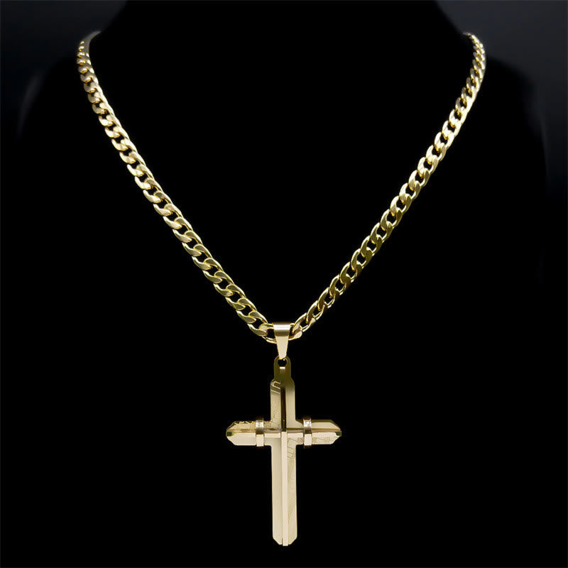 Christianartworkshop Statement Cross Necklace: Bold Craft & Spiritual Symbol for Faith-Driven Style - image 2