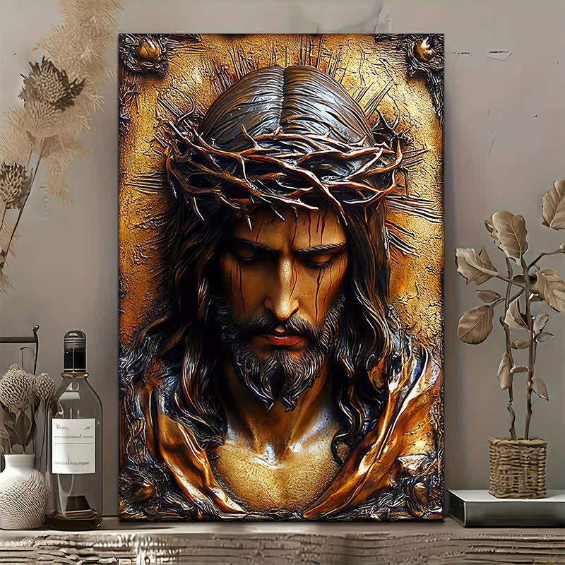 Christianartworkshop Crown of Thorns Jesus Art Prints: Faith-Driven Gift for Devout Believers - image 4