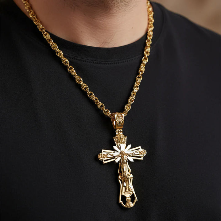 Christianartworkshop Christian Cross Necklace: Sacrificial Story & Timeless Adornment - image 1