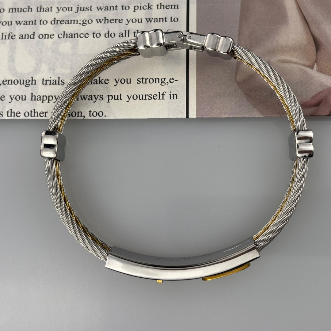 Christianartworkshop Multicolor Cross Cable Bracelet: Faith-Driven Style & Enduring Devotion - image 8