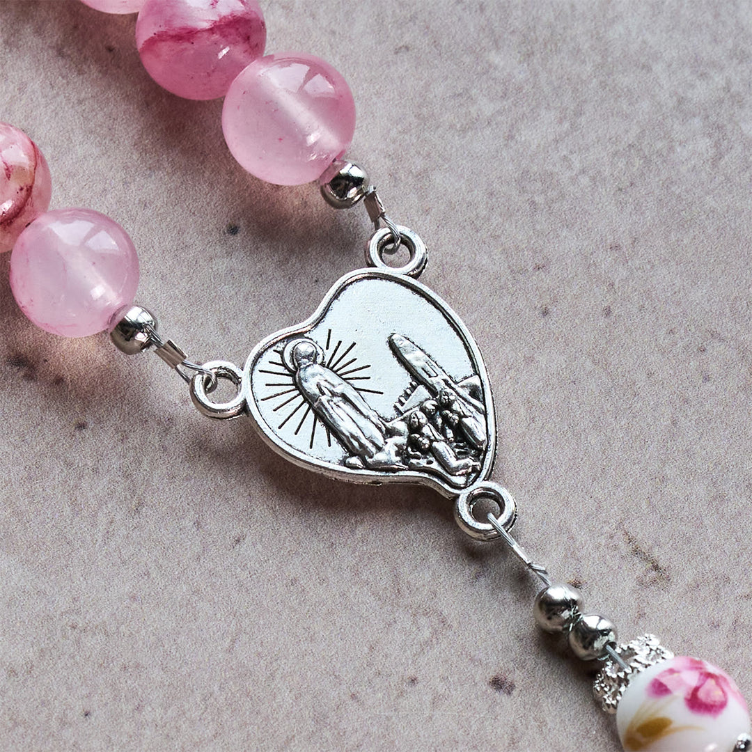 Christianartworkshop Jade Rosary with Marian Accent: Faithful Companion & Prayerful Journey - image 7