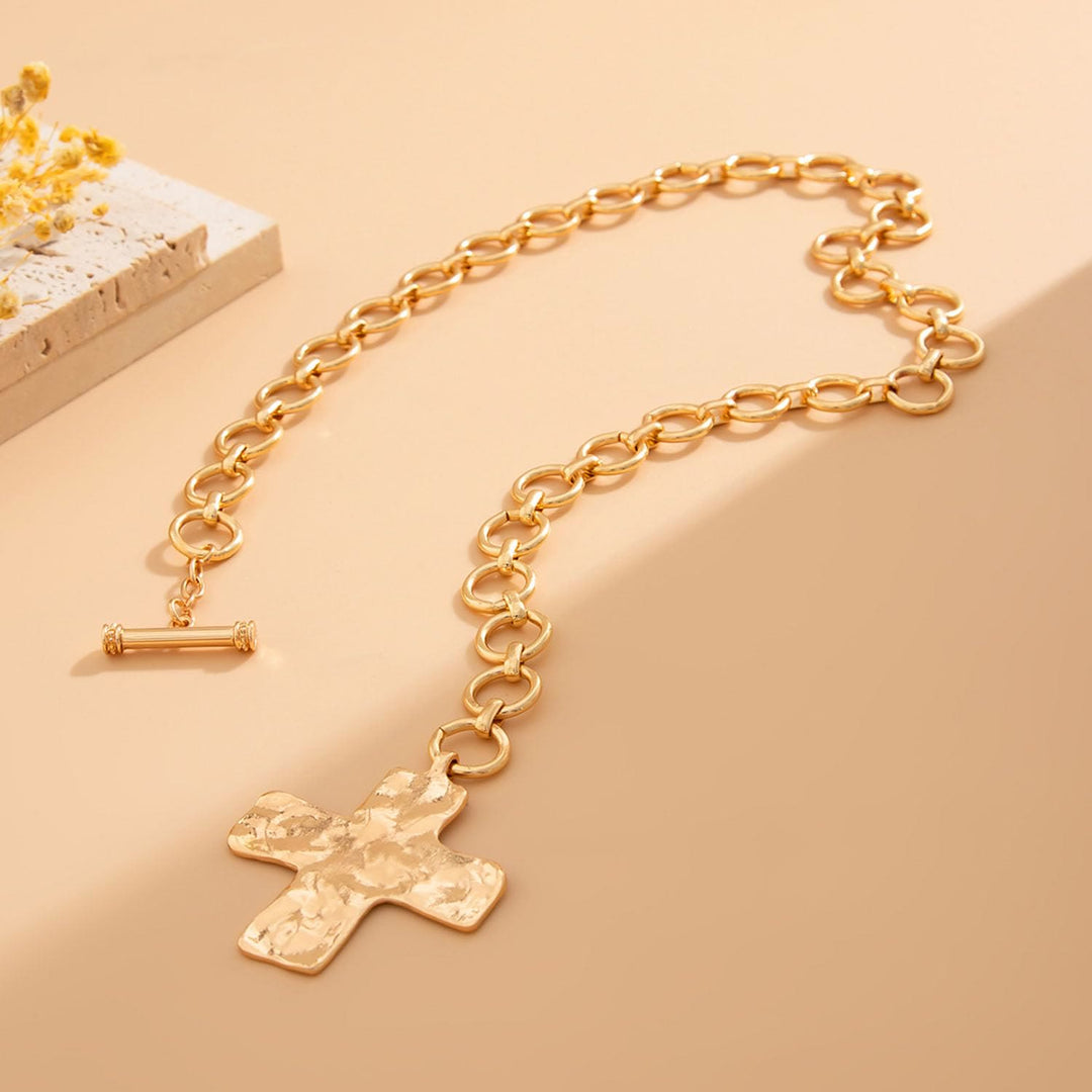 Christianartworkshop Hammered Cross Series Necklace: Contemporary Faith & Stylish Devotion - image 4