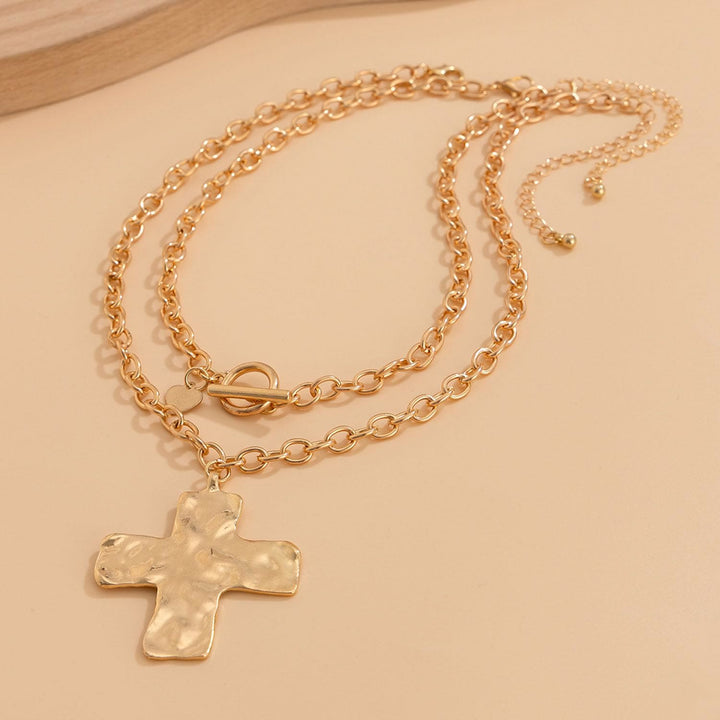 Christianartworkshop Hammered Cross Series Necklace: Contemporary Faith & Stylish Devotion - image 1