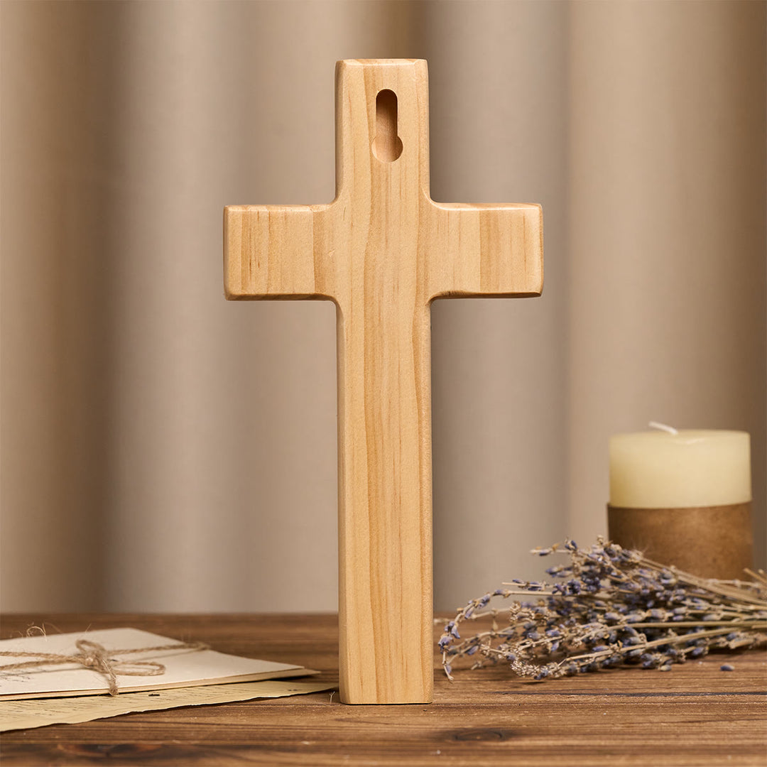 Christianartworkshop Wooden Cross Desktop Ornament: Devotion & Childhood Faith - image 7