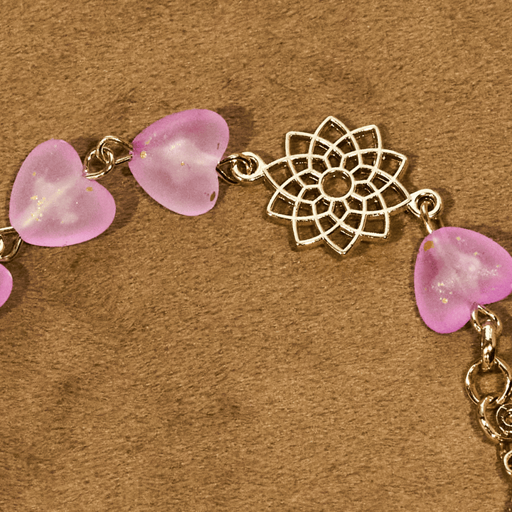 Christianartworkshop Pink Heart & Butterfly Rosary, Bracelet: Devotion & Artful Spirituality - image 8