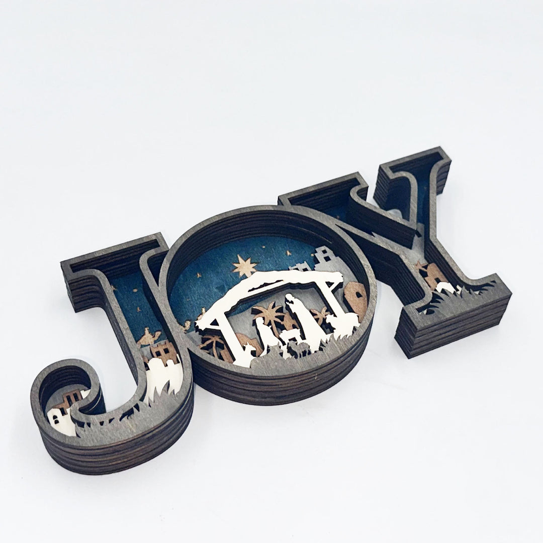 Christianartworkshop JOY Nativity Ornament: Faith & Festive Warmth in Every Detail - image 4