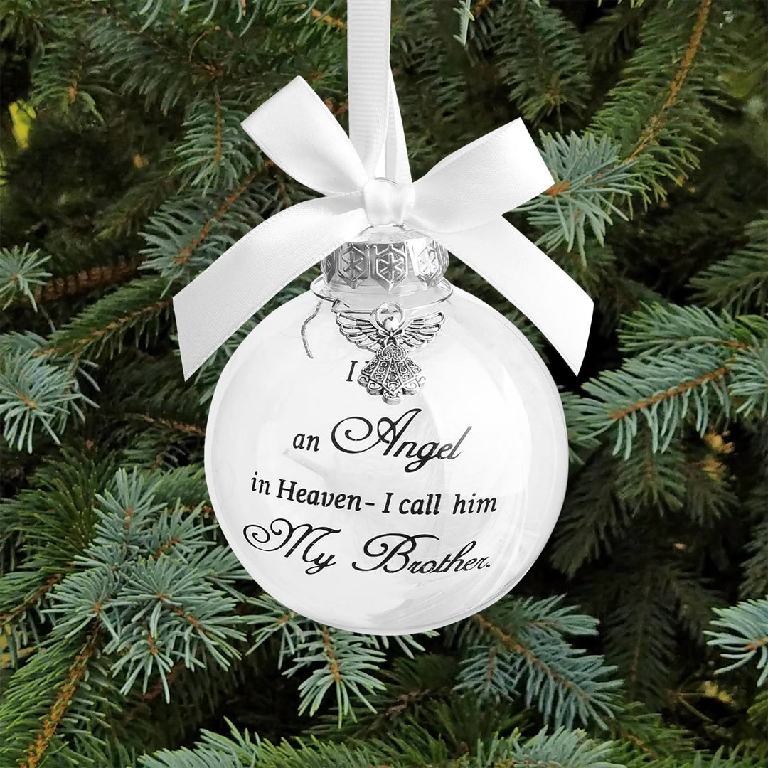 Christianartworkshop Heavenly Angel Family Ornament: Faith & Cherished Remembrance - My brother - image 4