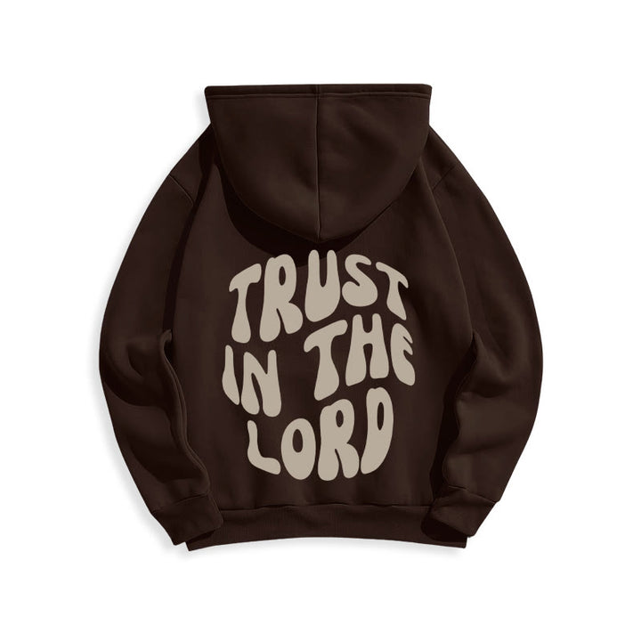 Christianartworkshop Trust In The Lord Faith Reliance Fleece Lined Polyester Hoodie - image 20