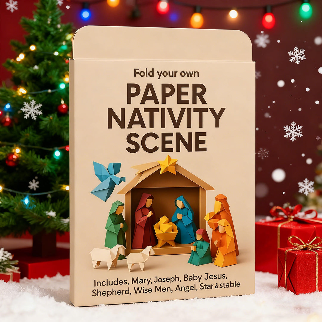 Christianartworkshop Paper Nativity Scene Ornament: Sacred Story & Creative Devotion - image 2