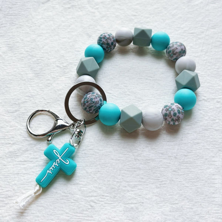 Christianartworkshop Silicone Faith Keychain Set: Cross Charm for Daily Faith Reminder - image 7