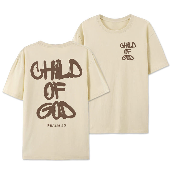 Christianartworkshop Child of God T-shirt - Beige - 2XL - image 4
