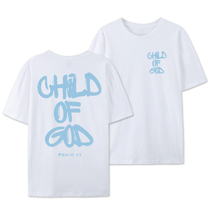 Christianartworkshop Child of God T-shirt - White - 2XL - image 2