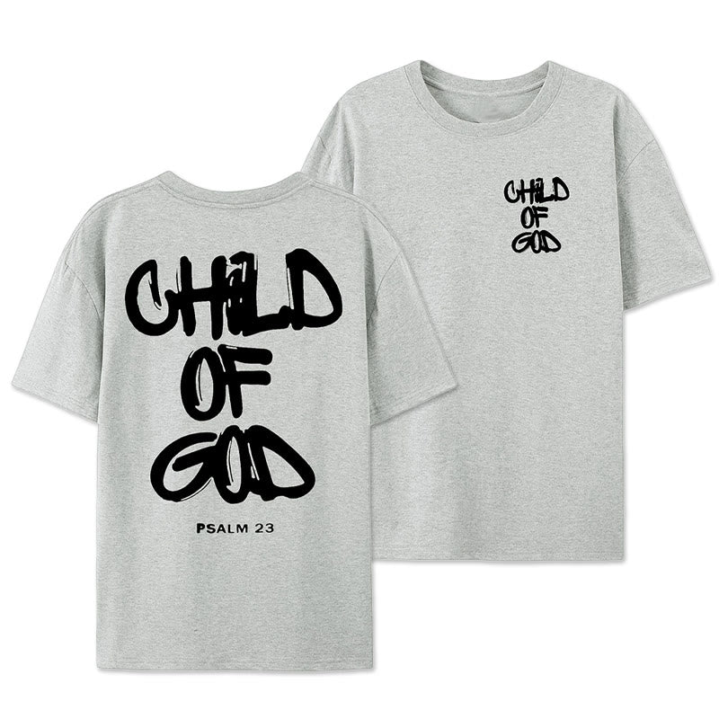 Christianartworkshop Child of God T-shirt - Grey - 2XL - image 21