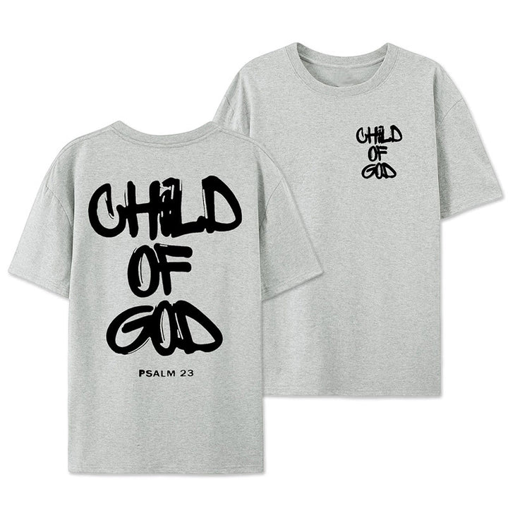 Christianartworkshop Child of God T-shirt - Grey - 2XL - image 22