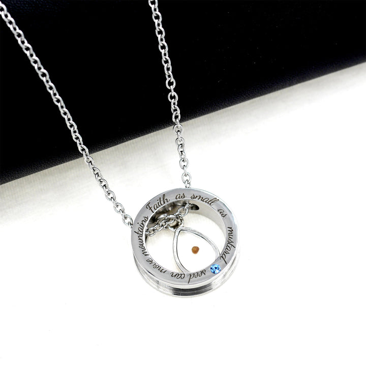 Christianartworkshop Faith As Mustard Seed Necklace: Varied Charms & Sacred Symbol for Daily Wear - image 8
