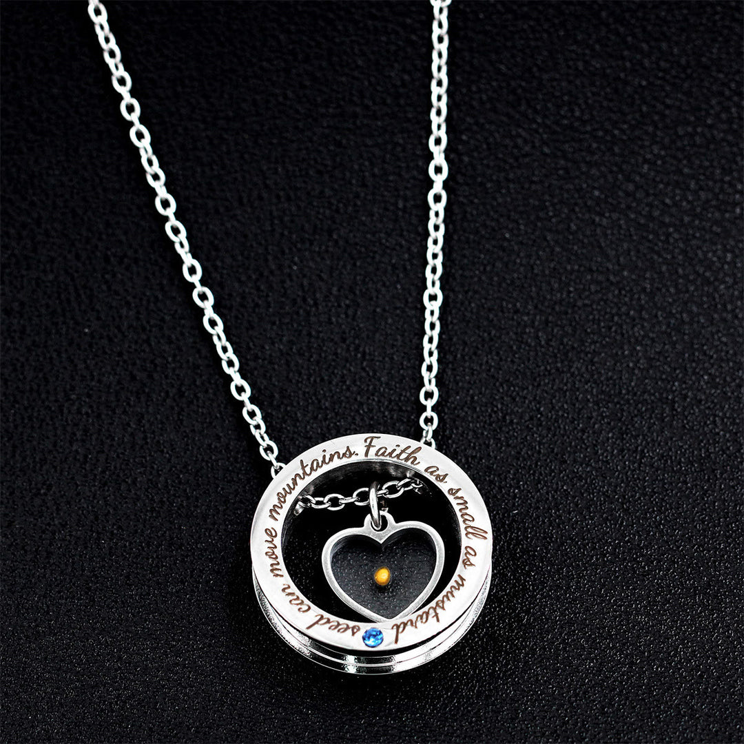 Christianartworkshop Faith As Mustard Seed Necklace: Varied Charms & Sacred Symbol for Daily Wear - image 5