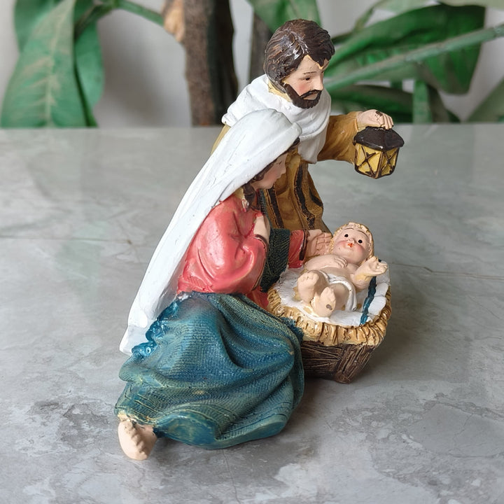 Christianartworkshop Gentle Nativity Ornament: Holy Birth Scene & Cozy Holiday Ambiance - image 2