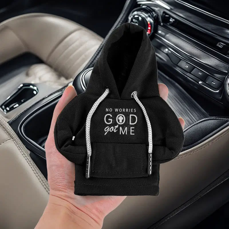 Christianartworkshop Multicolor God Got Me Hoodie Gear Shift Cover: Calm Assurance for Car Rides - image 2