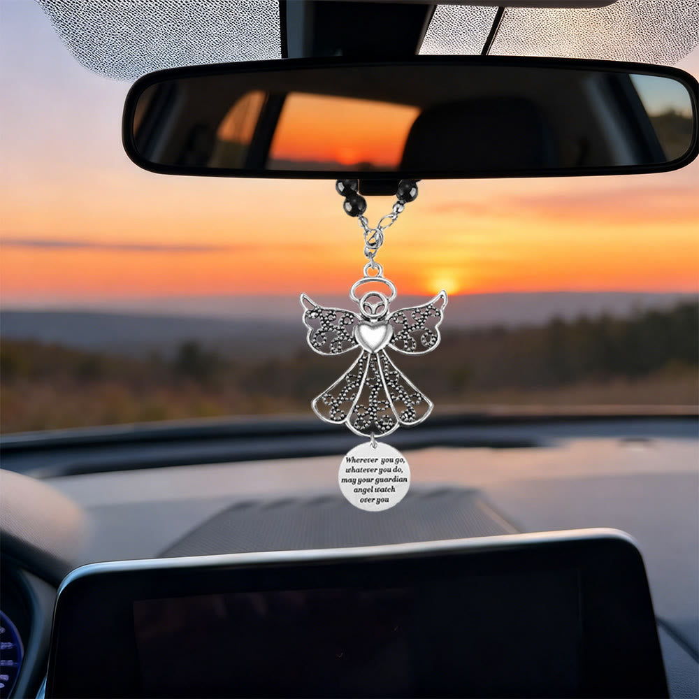 Christianartworkshop Guardian Angel Car Pendant: Heavenly Care for Every Drive - image 5
