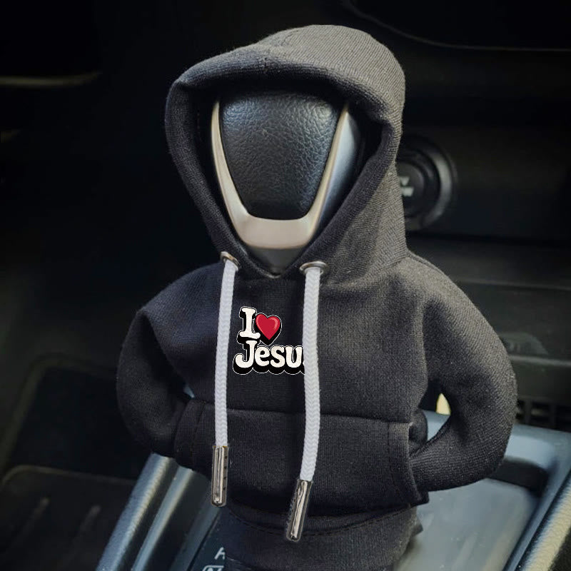 Christianartworkshop Customizable Hoodie Gear Shift Cover: Your Unique Faith, On the Road - image 1
