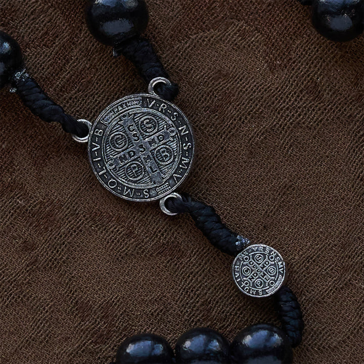 Christianartworkshop Beaded Rosary with St. Benedict Medal: Tender Faith for Prayer Moments - image 14
