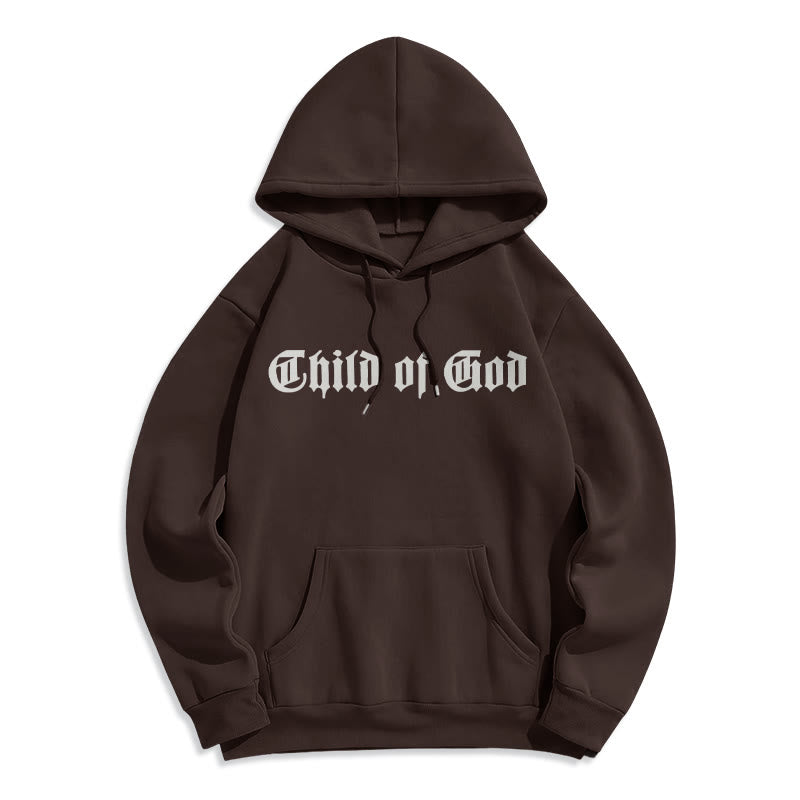 Christianartworkshop Child of God Scripture Fleece Lined Polyester Hoodie - image 22
