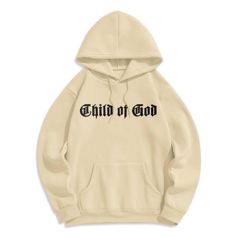 Christianartworkshop Child of God Scripture Fleece Lined Polyester Hoodie - image 13