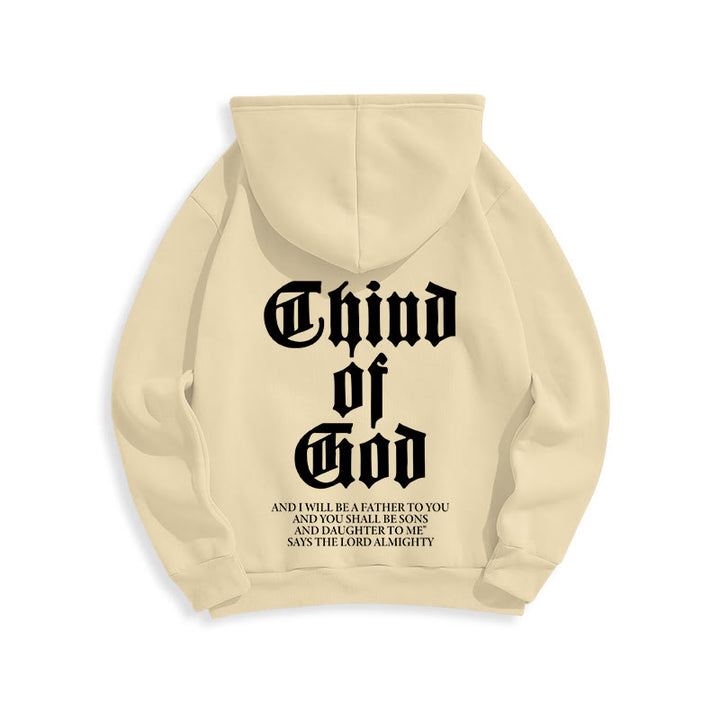 Christianartworkshop Child of God Scripture Fleece Lined Polyester Hoodie - image 14