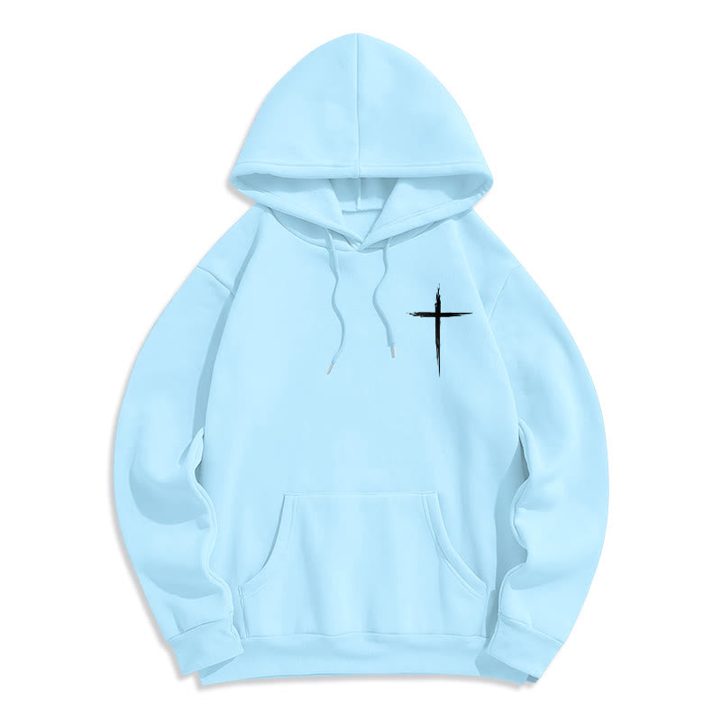Christianartworkshop Jesus Saves John 14:6 Faith Fleece Lined Polyester Hoodie - image 14
