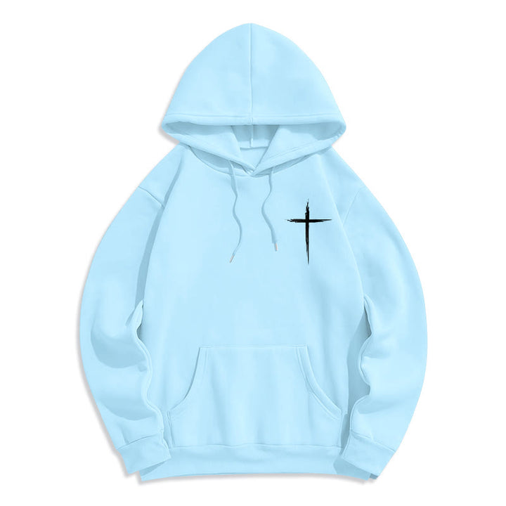 Christianartworkshop Jesus Saves John 14:6 Faith Fleece Lined Polyester Hoodie - image 14