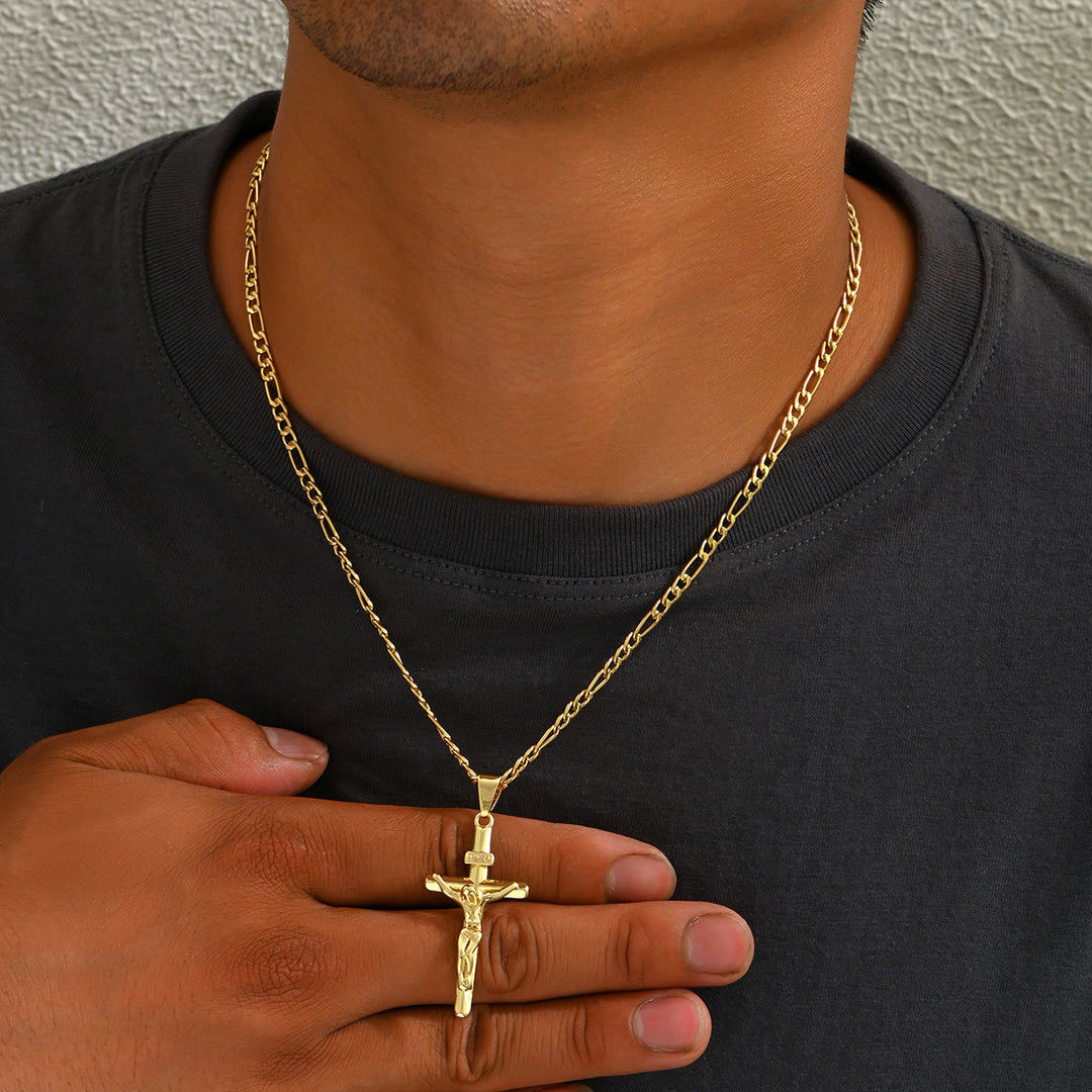 Christianartworkshop 4-Styled Sacred Crucifix Necklace: Elegant Design & Faithful Reminder for Every Day - image 2
