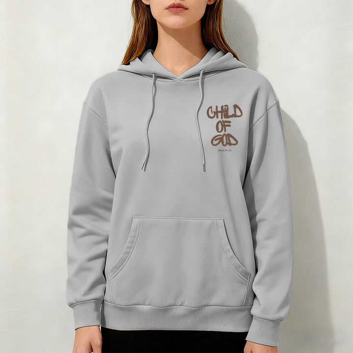 Christianartworkshop Faith Graffiti Child of God Fleece Lined Polyester Hoodie - image 10