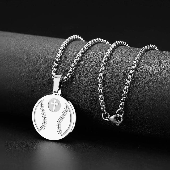 Christianartworkshop Sports Prayer Pendant Necklace: Philippians 4:13 & Sport Icon for Daily Carry - image 1