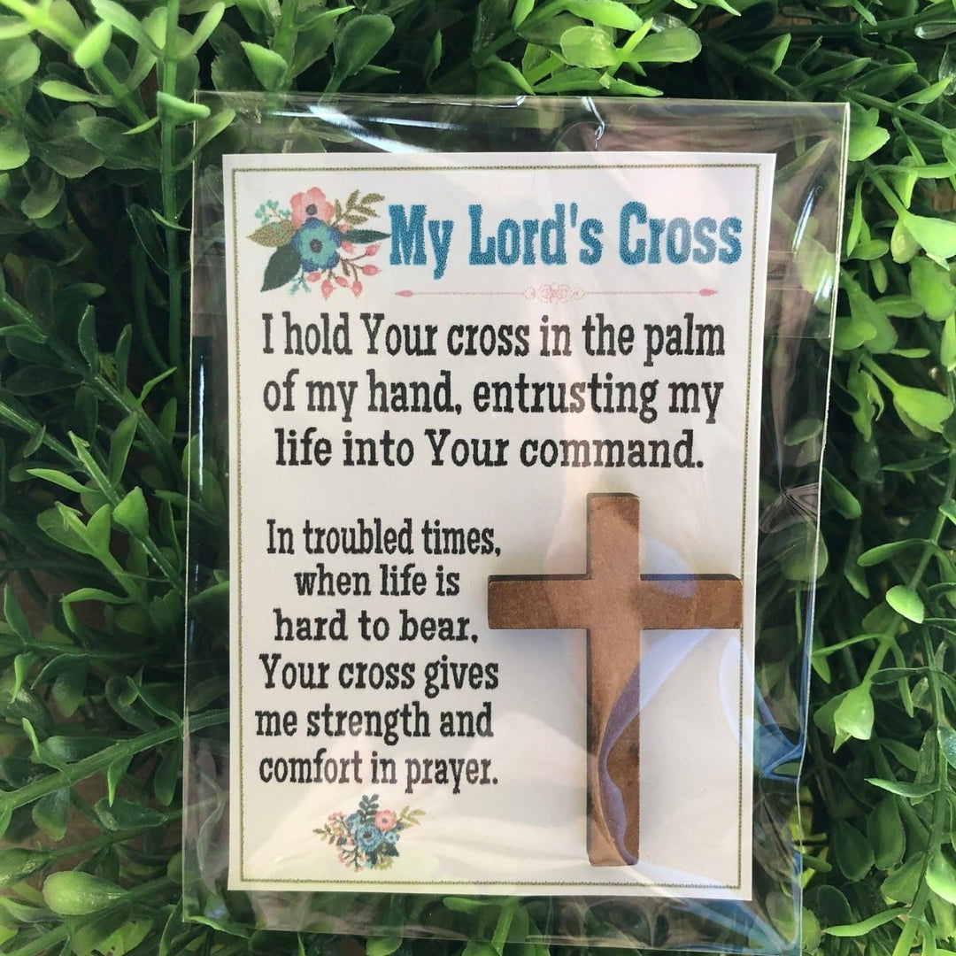 Christianartworkshop Entrust My Life Pocket Cross: Daily Grace Reminder for Routines - Cross - image 0
