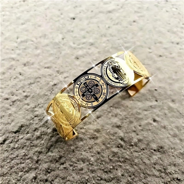 Christianartworkshop St. Benedict Medal Bracelet: Portable Reminder of Divine Grace - image 4