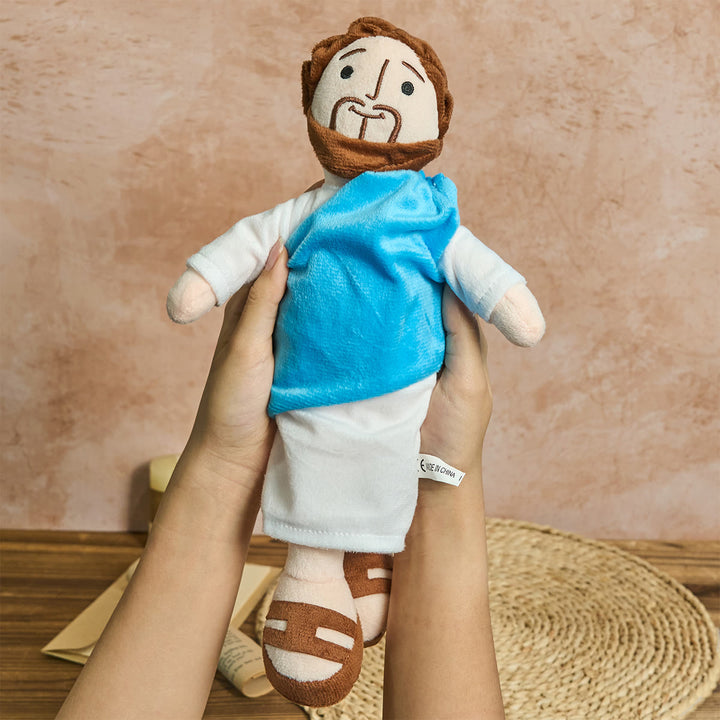 Christianartworkshop Mary & Holy Father Plush Doll: Faith Education Tool & Heartfelt Companion - Holy Father - image 1