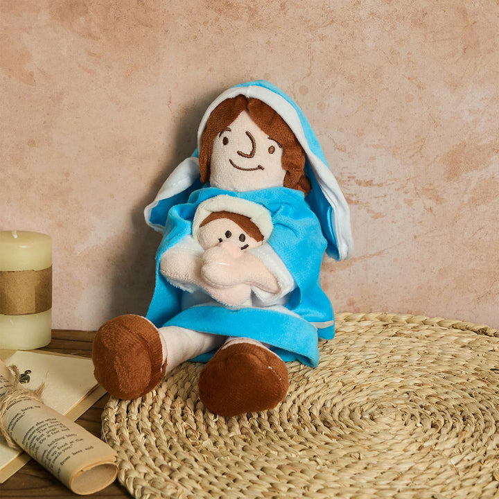 Christianartworkshop Mary & Holy Father Plush Doll: Faith Education Tool & Heartfelt Companion - image 4