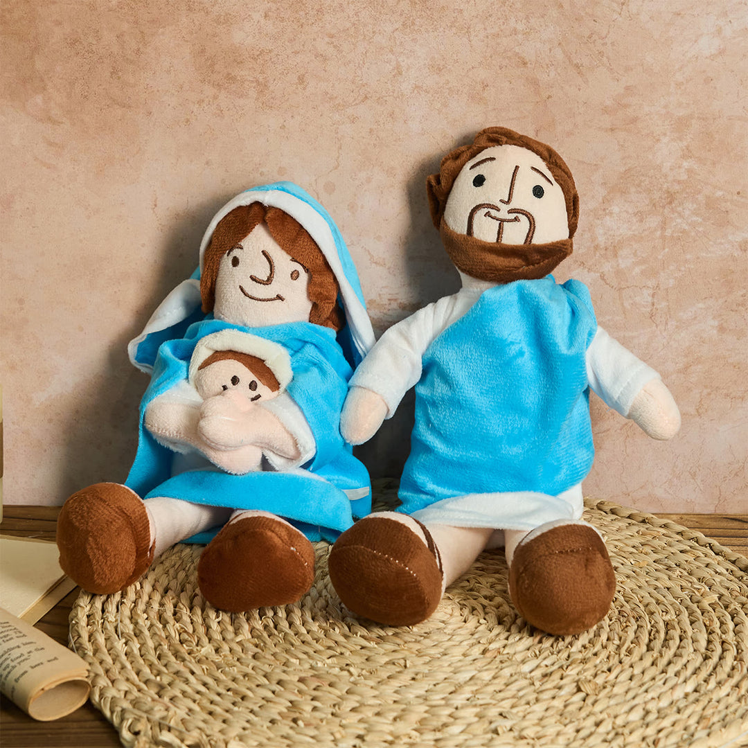 Christianartworkshop Mary & Holy Father Plush Doll: Faith Education Tool & Heartfelt Companion - image 0