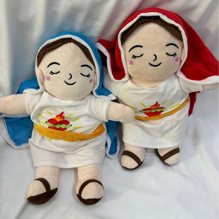Christianartworkshop Red and Blue Soft Grace Plush Doll with Breathing & Soothing Music - image 10