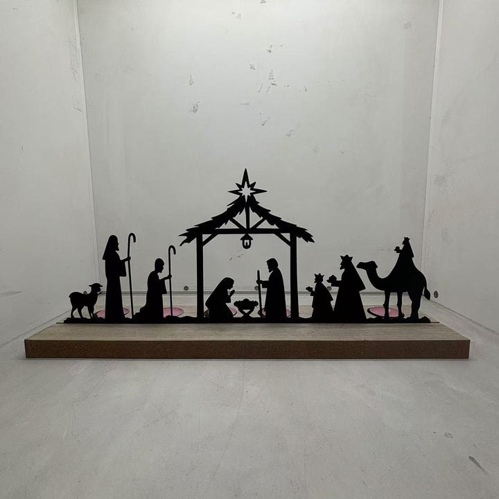 Christianartworkshop Bethlehem Star Nativity Iron Decor: Constant Wonder Reminder for Homes - image 6