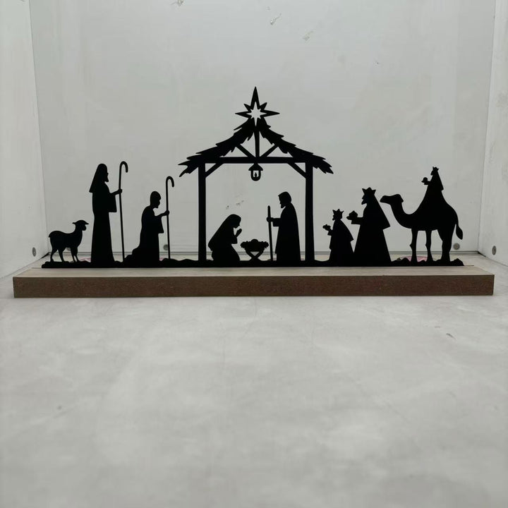 Christianartworkshop Bethlehem Star Nativity Iron Decor: Constant Wonder Reminder for Homes - image 7