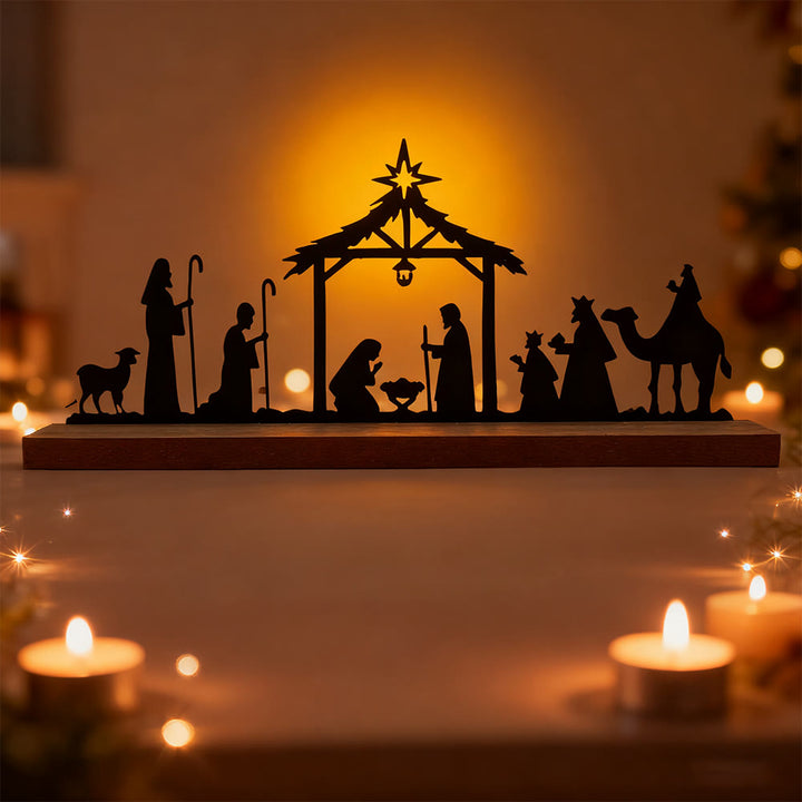 Christianartworkshop Bethlehem Star Nativity Iron Decor: Constant Wonder Reminder for Homes - image 3