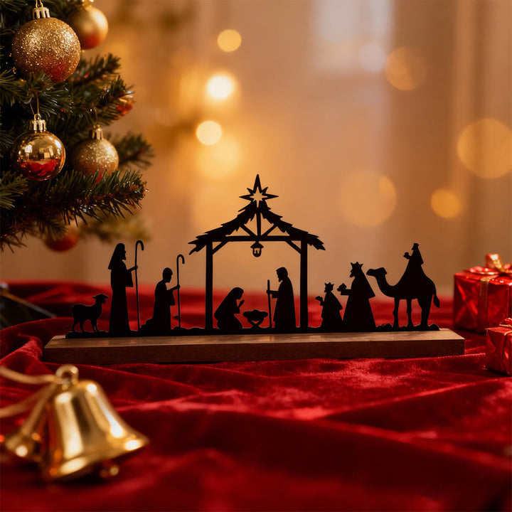 Christianartworkshop Bethlehem Star Nativity Iron Decor: Constant Wonder Reminder for Homes - image 4
