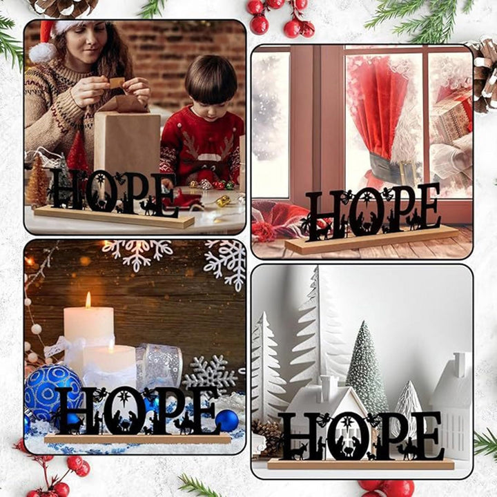 Christianartworkshop Sleek Metal Silhouette Nativity Ornament: Modern Manger Scene & Holiday Decor - image 7