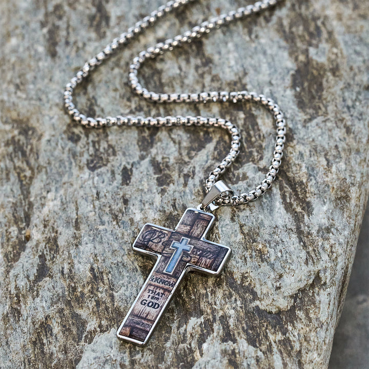 Christianartworkshop Stained-Image Cross Necklace: Artful Faith Close to the Heart - image 8