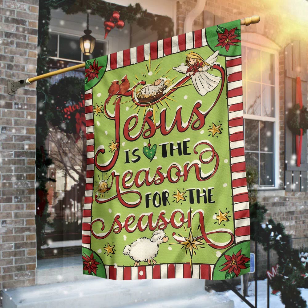 Christianartworkshop Seasonal Nativity Garden Flag Series: Stylish Faith Token for Holiday Yards - image 1